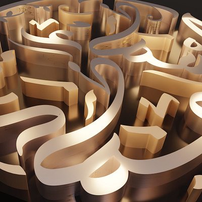 Calligraphy 3d art 3d artist design typography