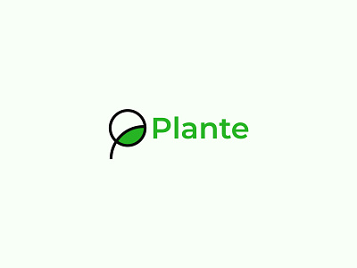 Plante Minimalist Logo Design | Leaf Logo | Letter P Logo brand identity branding eco eco leaf ecology icon leaf leaf logo leaves logo logo design logo mark logos logotype minimalist logo monogram nature organic logo p letter eco p letter logo plant