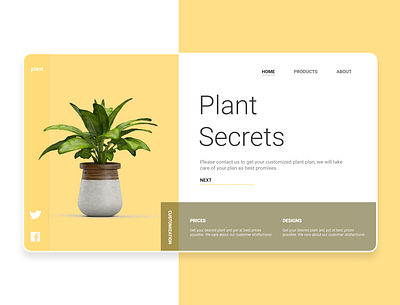 Plant Website UI design ecommerce web design ecommerce web design inspiration ecommerce web page design ecommerce web page examples ecommerce website design landing page plant shop website plant website design plant website ideas ui ui design user interface design web ecommerce ui design website design website design ideas
