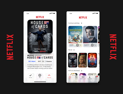 Netflix App UI Redesign app design design mobile app design mobile app redesign mobile app ui mobile app ui design netflix app screen netflix app ui netflix mobile app interface netflix mobile app ui ui ui design ui ux user interface design