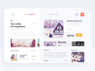 Booking Room Dashboard Apps booking branding clean dashboard dashboard app dashboard design dashboard ui hotel minimal room ui uiux website