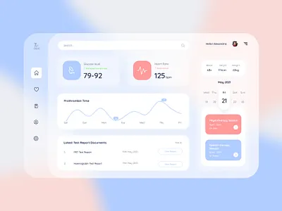 Medical Dashboard dashboard design figma figmadesign glassmorphism medical app medical design minimal pattern uidesign ux web website