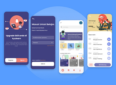 Kyulearn UI Design courses mobile ui ux