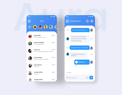 Social Media App Design - Chat Screen app character colorful design finance illustration ios ui ux web