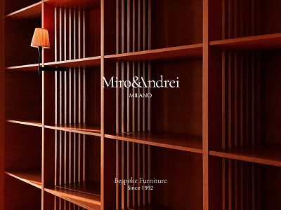 Miro & Andrei Milano Logo Design brand brand design brand identity branding branding design furniture furniture store graphic design graphic designer interior design interior design logo italian logo logo design logodesign logotype milano woodwork woodworking woodworks