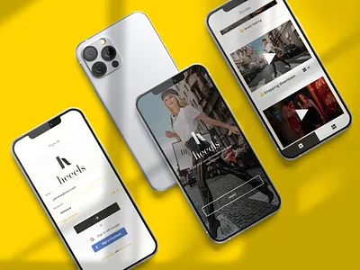 Heeels Mobile Application app design application design mobile app mobile ui mobile ux online training women