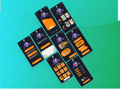 UI Food App Design app design illustration ui ux