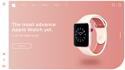 Diseño Landing Apple Watch diseño gráfico diseño ui diseño ux diseño web marketing product design tecnologia