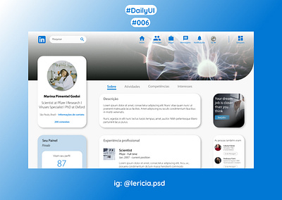 DailyUI Challenge 006 006 daily ui dailyui dailyuichallenge design figma linkedin ui uidesign user ux uxdesign