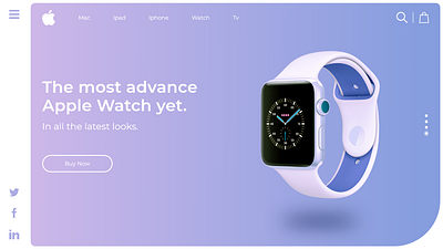 Parte 2 Diseño Landign Apple Watch diseño gráfico diseño ui diseño ux diseño web marketing product design tecnologia