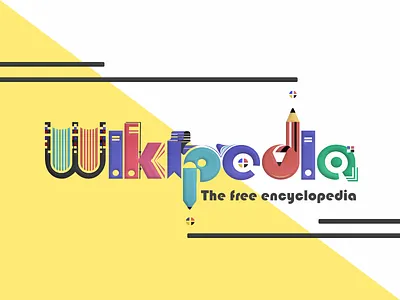 Wikipedia Bauhaus bauhaus colorful illustration logo minimal wikipedia