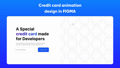 Figma Credit card animation animation figma freelancer graphic design motiondesign ui ux uxdesign webdesign yogeshsevak