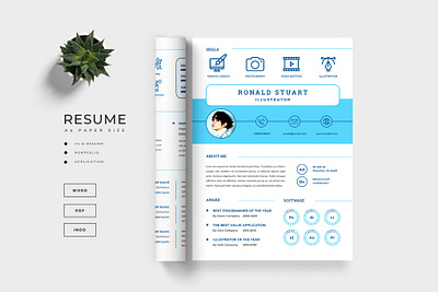 Resume / CV - Cover Letter Template clean cover letter cv cv design cv template free job job cv letter minimal minimal resume modern modern resume professional resume resume clean resume design resume template simple resume