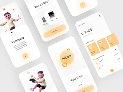 Finance App - Mobile Design 2021 2021 design 2021 trend alphadesign clean crypto design designs finance finance app finances financial germany julius branding minimal mobile mobile app mobile app design mobile design mobile ui