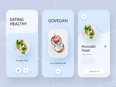GOVEGAN App - Mobile Design 2021 2021 design 2021 trend alphadesign clean design designs food food and drink food app germany health healthy julius branding minimal mobile mobile app mobile app design mobile design mobile ui