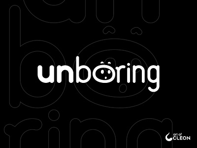 Unboring - Logo Design branding design logo minimalist streetwear typography vector visual identity