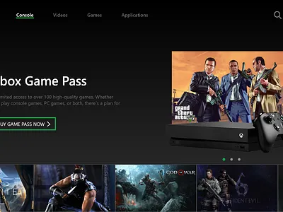 Practica Diseño UI Xbox diseño gráfico diseño ui diseño ux diseño web marketing product design tecnologia