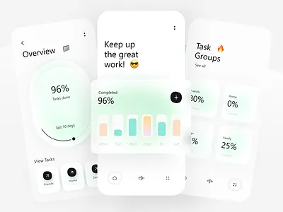 Task Manager - Mobile Design 2021 2021 design 2021 trend alphadesign clean design designs germany julius branding minimal mobile mobile app mobile app design mobile design mobile ui task task list task management task manager tasks