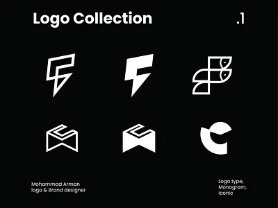 Logo Collection dropbox iconiclogo letter c letter f logo letter m lettermark logo logodesign logofolio logotype mailbox minimalism minimalist modernism monochromatic monogram monogram design monogram logo monoline