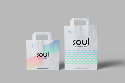 Soul Shopping Bag brand branding identity illustrator logo logo design