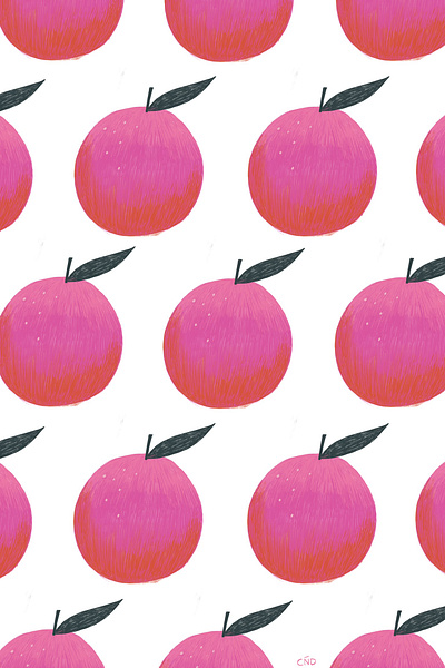 No. 4 How about them apples. apple illustration texture