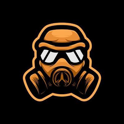 gass mask mascot animation artwork awesome design branding design for sale illustration illustrator teedesign vector