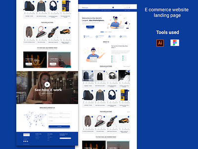 e commerss branding ecommerce food aap ui design grocery illustration landing traveling ui ui ux landing shopping new uiux web redesign webdesign webresponsive