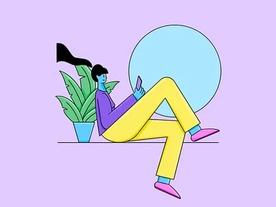 Chatting 2d art character character design character illustration character illustrations characterdesign flat flat character flat design freelance illustrator illustration illustrator procreate procreate art vector vector illustration