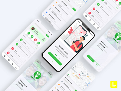 Ojek Kita UI Design creative design graphicdesign mobile app mobile app design uidesign uiuxdesign uxdesign