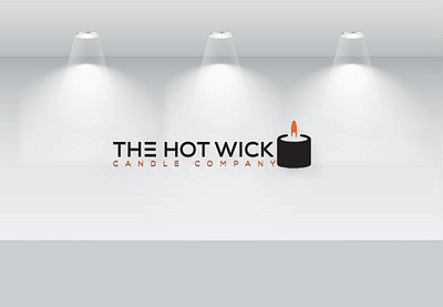 The Hot wick clean design flat graphic design icon illustration illustrator logo minimal typography