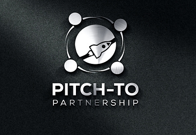 Pitch to Partnership clean design flat graphic design icon illustration illustrator logo minimal typography