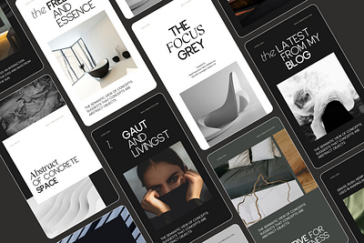 W U N D E R branding canva blog canva branding canva design canva instagram story canva pinterest canva post canva social media canva stories canva template creative design dark layout layout template typography