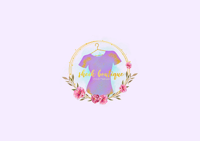 Boutique lylac feminine logo animation beauty logo design feminine logo fiverr flower illustration flower logo illustration logo font logodesign logos shirt watercolor