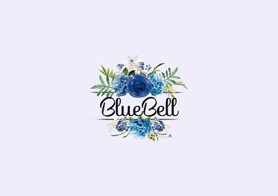 Blue Flower feminine logo beauty logo boutique boutique logo boutiques design feminine feminine logo fiverr fiverr design fiverrgigs flower logo flowers logo design logodesign luxury logo weed