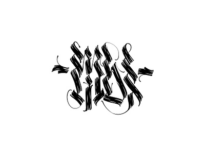 Hey, you calligraffiti calligraphy cyrillic gothic handwritten illustration lettering letters typography vector