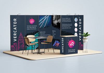 Vercator display stand design display stand exhibition stand graphic design