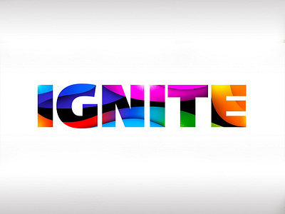 'Ignite' branding for a company event branding design graphic design illustration