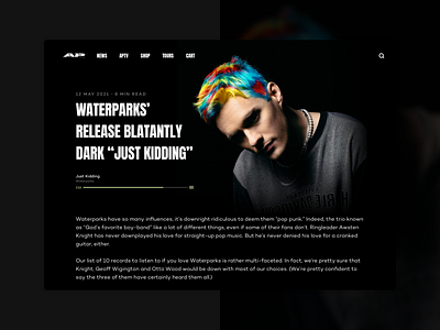 Alternative Press Magazine Redesign - Article