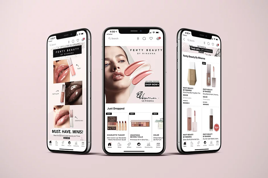 Fenty Beauty Graphics by Micaela Ryan on Dribbble