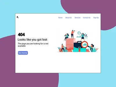 Pagenotfound design ui
