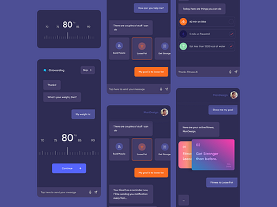 Dribble FitnessAi gcremez mobile ui product design ui app uidesign