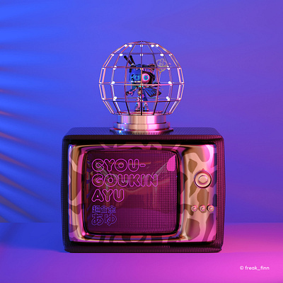 超合金あゆ A arnoldrender ayumi hamasaki c4d character digitalart