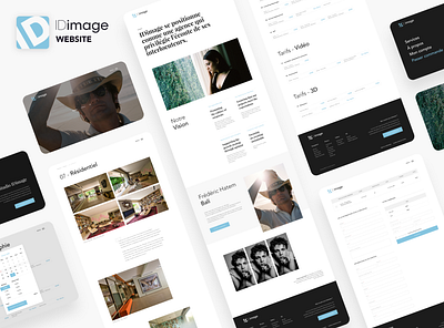ID Image Website photography ui design ux design website xd