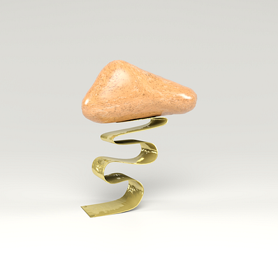 Stones and gold IV 3d 3d art 3d modeling art design geometrical minimal