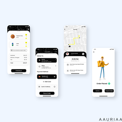 Food Delivery App (Part 3) app delivery app design food app ui uidesign uidesigner uiinspiration ux uxdesign uxdesigner uxinspiration