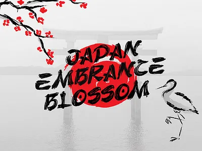 Tenkai - Japanese Brushes Font japanese handwriting