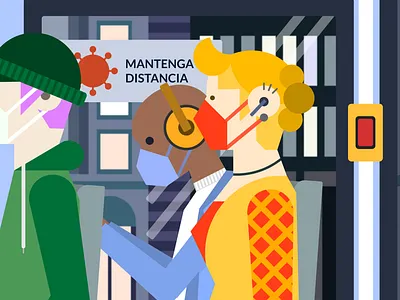 "Giovanna degli Albizzi Tornabuoni" if it had been painted today adobe illustrator art covid covid19 domenico ghirlandaio domenico ghirlandaio graphic design illustration illustration art illustrations illustrator ilustración pandemic public transport public transportation reinterpretation thyssen vector vectorial vectorial illustration