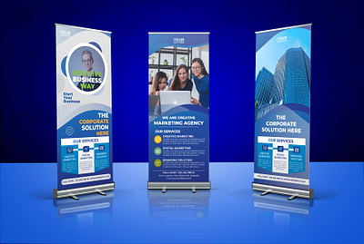 Professional Corporate Roll Up Banner Design 2021 Free download adobe illustrator banner ads banner advertising banner design billboard branding instagram banner roll up roll up banner roll up banner 2021 roll up banner design roll up free download social media design