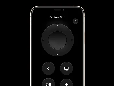 Apple TV Remote app apple exploration figma remote tv tvos