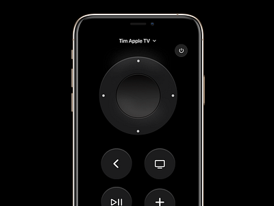 Apple TV Remote app apple exploration figma remote tv tvos